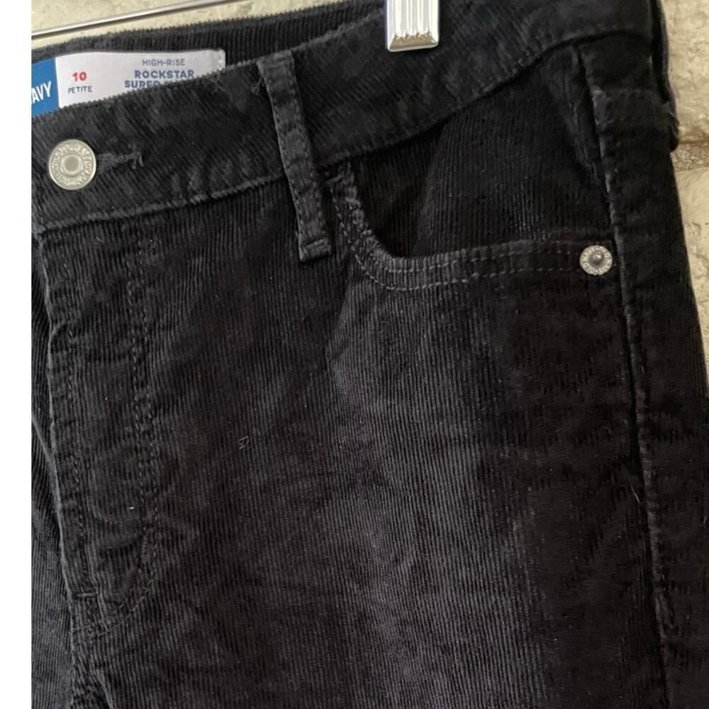 Old Navy High-Waisted‎ Rockstar Super-Skinny Pants Women Size 10P - Picture 5 of 9